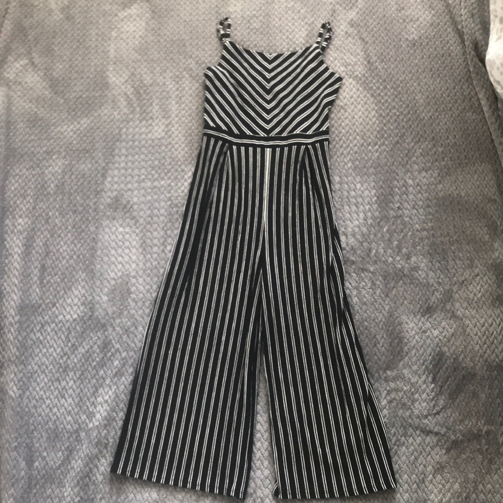 Striped Girls Romper